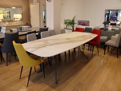 Denia Porcelain Dining Table Ex-display